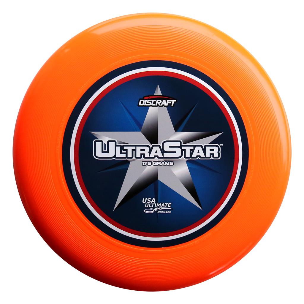 FRISBEE-POLSKA » DISCRAFT 175g. ULTRA STAR. Supercolor Orange